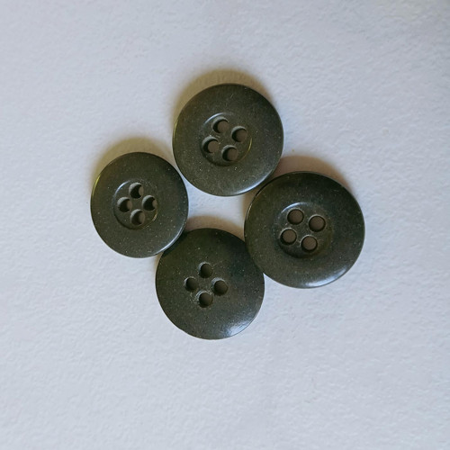 Knoflík tm.hnědý melír č.89