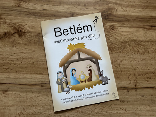 Betlém - vystřihovánky pro děti