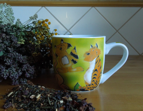 Pěkný dětský porcelánový hrnek