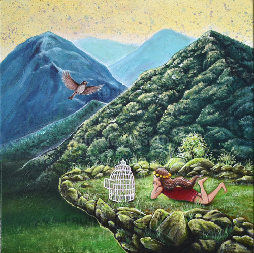 "Volnost" - 30x30cm