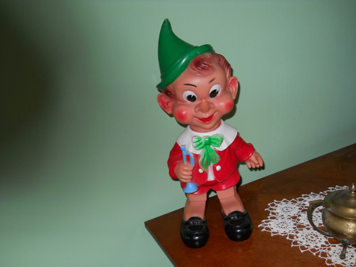 Pinocchio - gumová pískací figurka