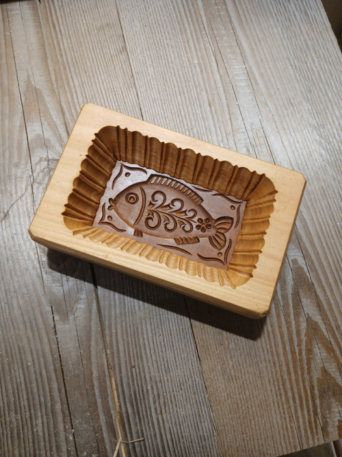 Máselnice 3 forma na máslo 14x7cm
