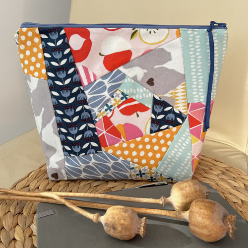 Taštička velká: Bláznivý den, upcycling, jediná