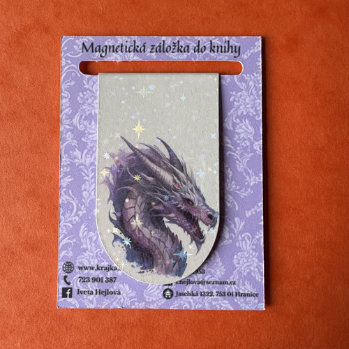Magnetická záložka - drak — foto 1