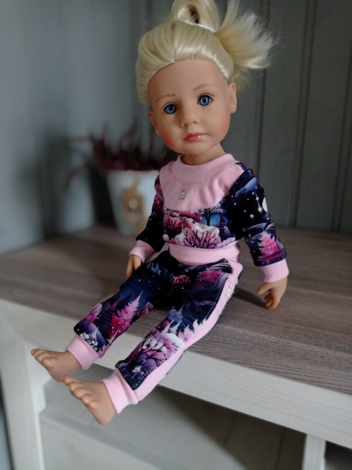 Tepláková souprava pro panenku typu Little Kidz 36