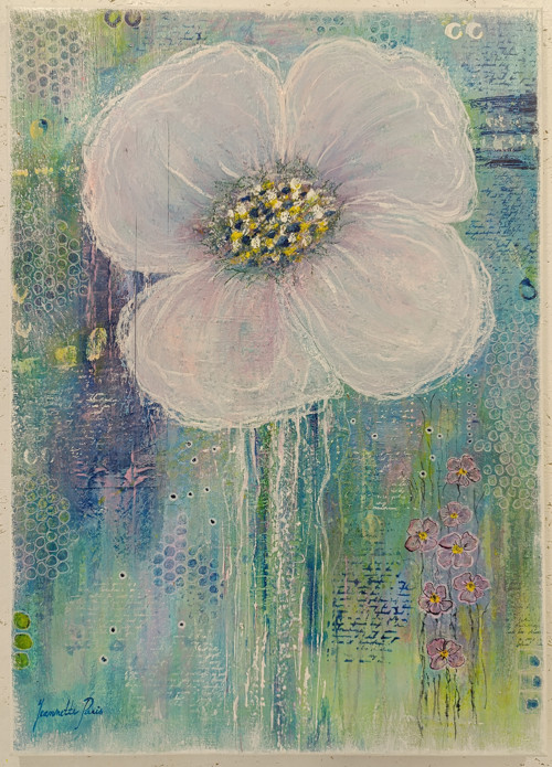 367. Pohoda v zahradě, rozměry 70x50 cm