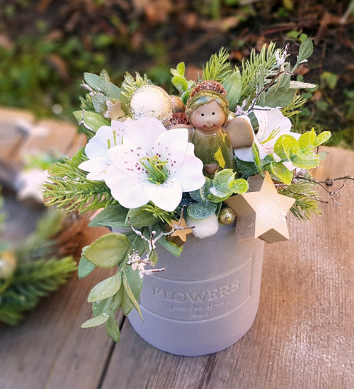 Flower box s andělkou — foto 1