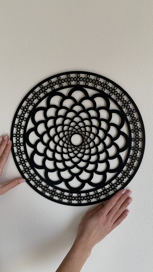 Dekorace na zeď Kruhová Mandala