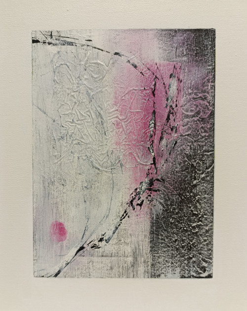 374. Růžový úsvit 3, rozměry 30x24 cm