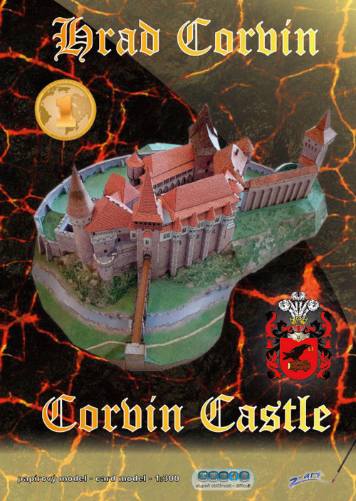 Papírový model hradu Corvin