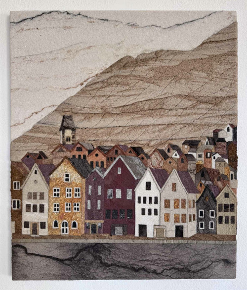 BERGEN, pískovcový obrázek