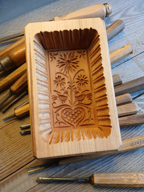 Máselnice 3 forma na máslo 15x8cm