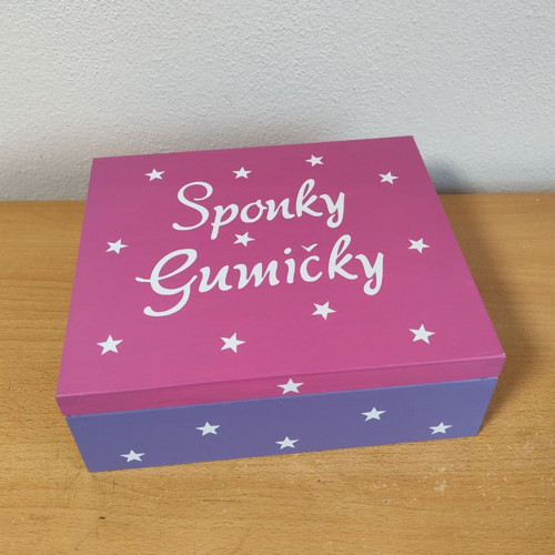 Šperkovnice sponky gumičky 9 přihrádek