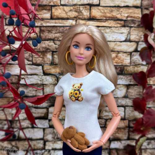 Medvídek - tričko pro Barbie — foto 1