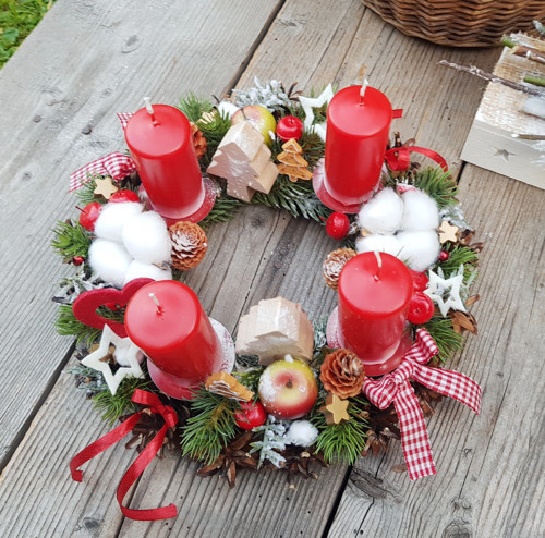Adventní věnec "Vánoce tradičně" — foto 1