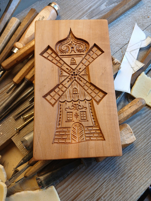 Mlýn-dřevěná forma 8x16cm