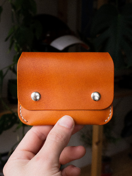 Kožená peněženka / hnědá