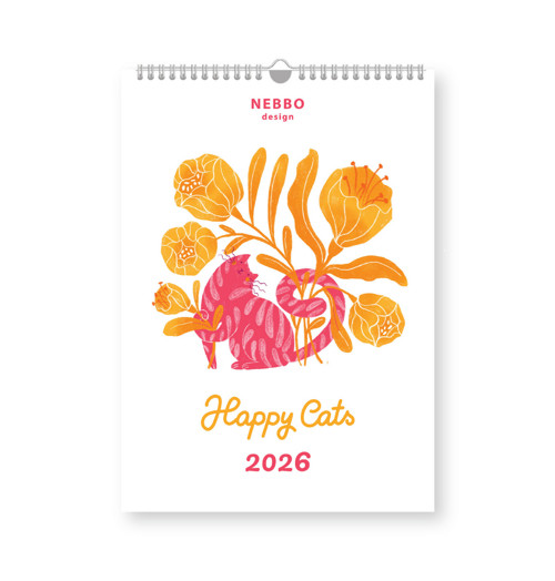 Happy Cats kalendář 2026 — foto 1