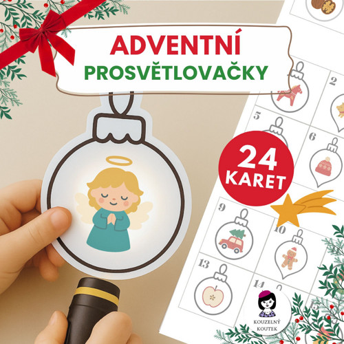 Adventní prosvětlovací obrázky | Adventní kalendář