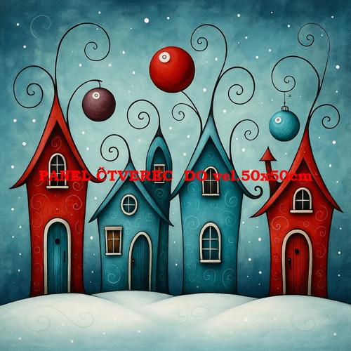 Bavlněný panel 25x25 cm - skladem — foto 1