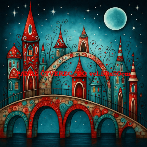 Bavlněný panel 25x25 cm - skladem — foto 1