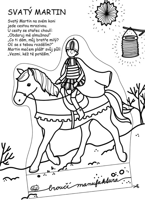 Svatý Martin – PDF k vytištění + brožurka s inspir
