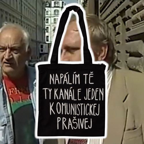 Pevná plátěná taška - kanál komunistickej