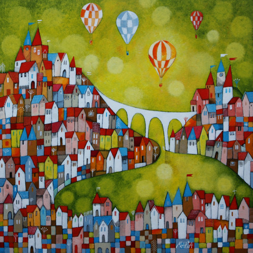 Sluníčkový II ... 40x40cm