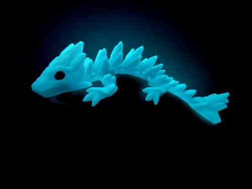 Mládě Drahokamového Draka - 24 cm 3D Tisk SVÍTÍCÍ