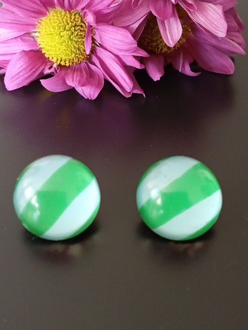Krásné vintage náušnice-klipsy, lucite