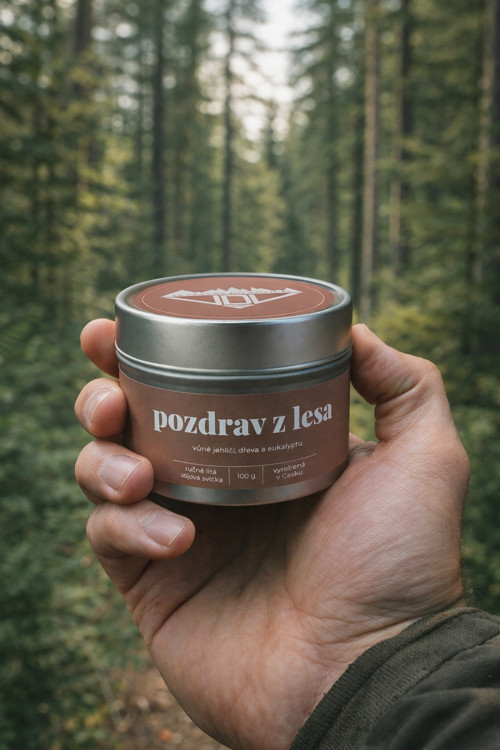 Sójová svíčka VDV Pozdrav z lesa