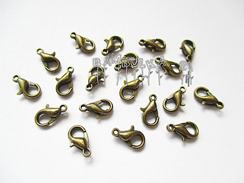 Karabinka 10mm, barva bronz — foto 1
