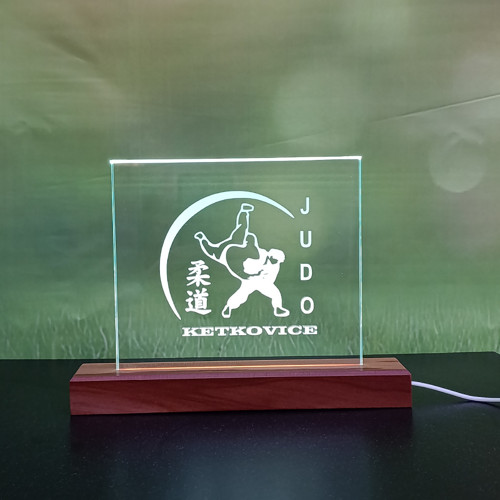 Pískovaná lampa - vaše logo