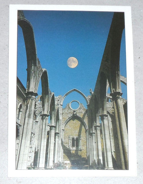 Čistá POHLEDNICE Lisabon, klášter Carmo, Expo '98