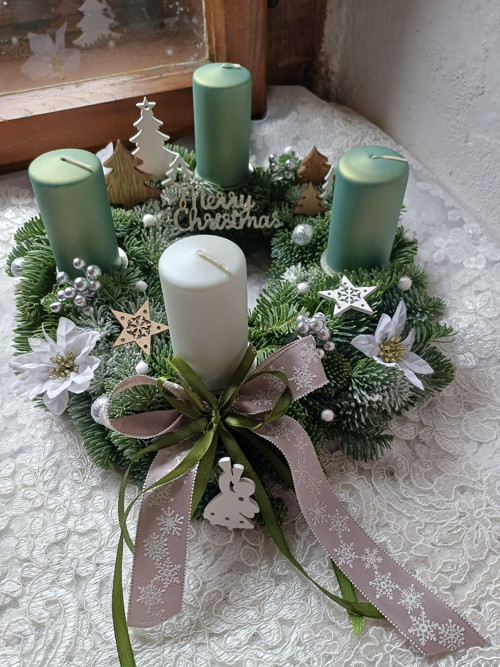 Věnec adventní ""Zimní les" — foto 1