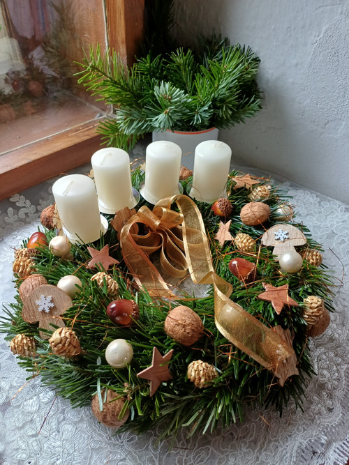 Věnec adventní ""Chalupník útulný" — foto 1