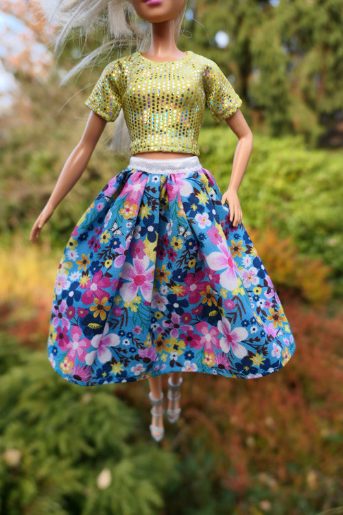 Barbie - natahovací sukně — foto 1