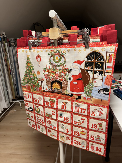 Vánoční příběh – látkový adventní kalendář