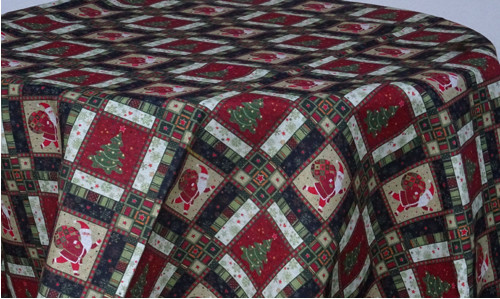 Ubrus vánoční -patchwork kulatý o pr.140 — foto 1