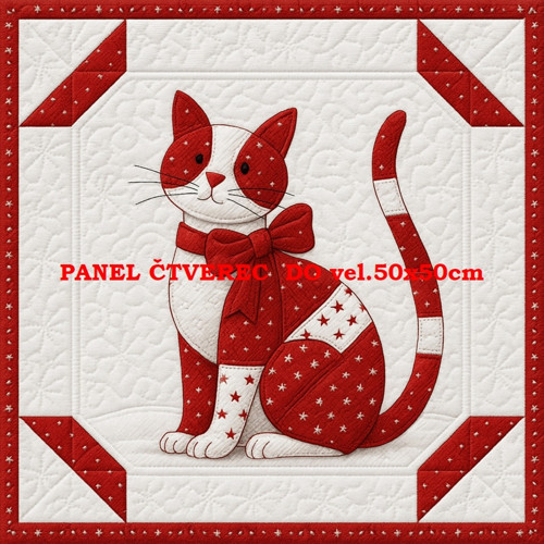 Bavlněný panel 40x40 cm - skladem — foto 1