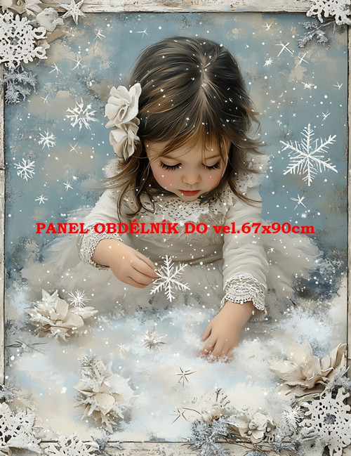 Bavlněný panel 11x15 cm - skladem — foto 1