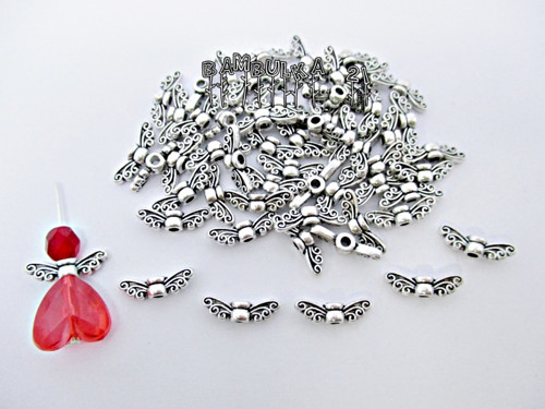 Křidýlka kovová 14x4mm - 1ks