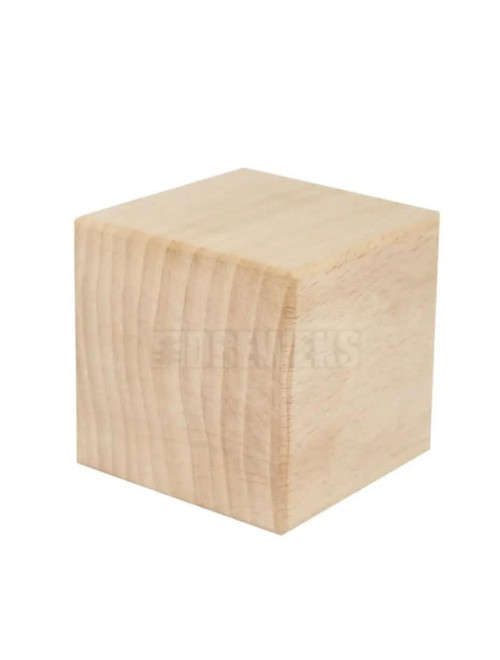 Kostka dřevěná masiv buk 6 x 6 cm