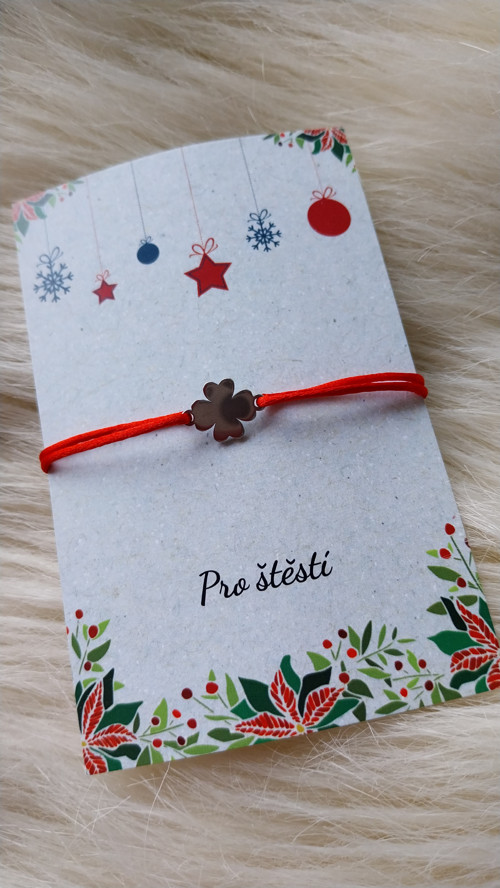 PRO ŠTĚSTÍ - vánoční karta — foto 1