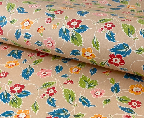 Handmade origami papír Kvítka na béžové