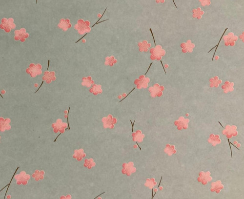 Handmade origami papír Sakura na modré