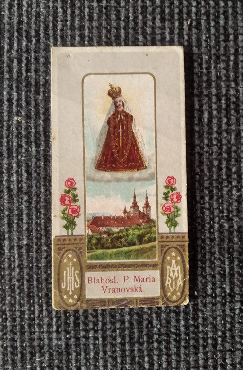 Svatý obrázek - Blahosl. P. Maria Vranovská