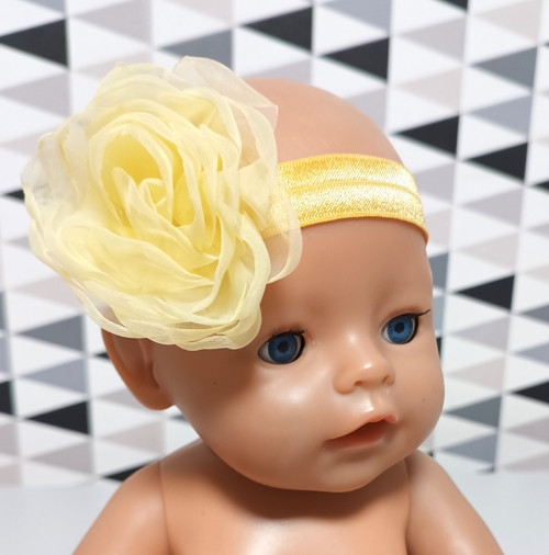 Čelenka pro Baby Born 43 cm - Růže
