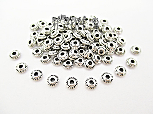 Kovový komponent - mezidíl - rondelka 5x3mm - 2ks