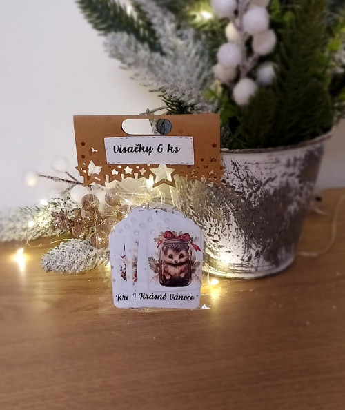 Vánoční visačky na dárky